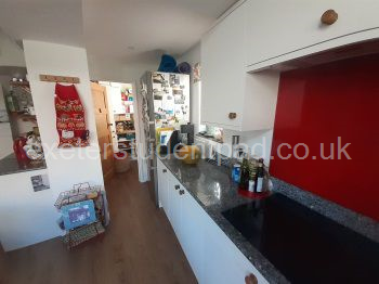 Kitchen-diner with induction hob.