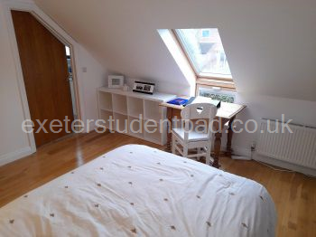Room 2 Desk and Ensuite Entrance