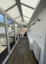 Conservatory overlooking outside space